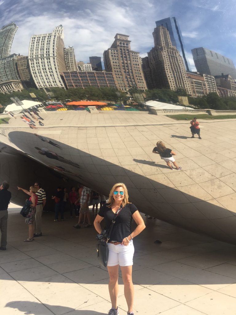 trip to Chicago, me and the bean