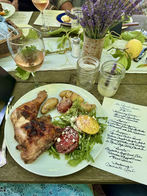 dinner at The Ranch Table