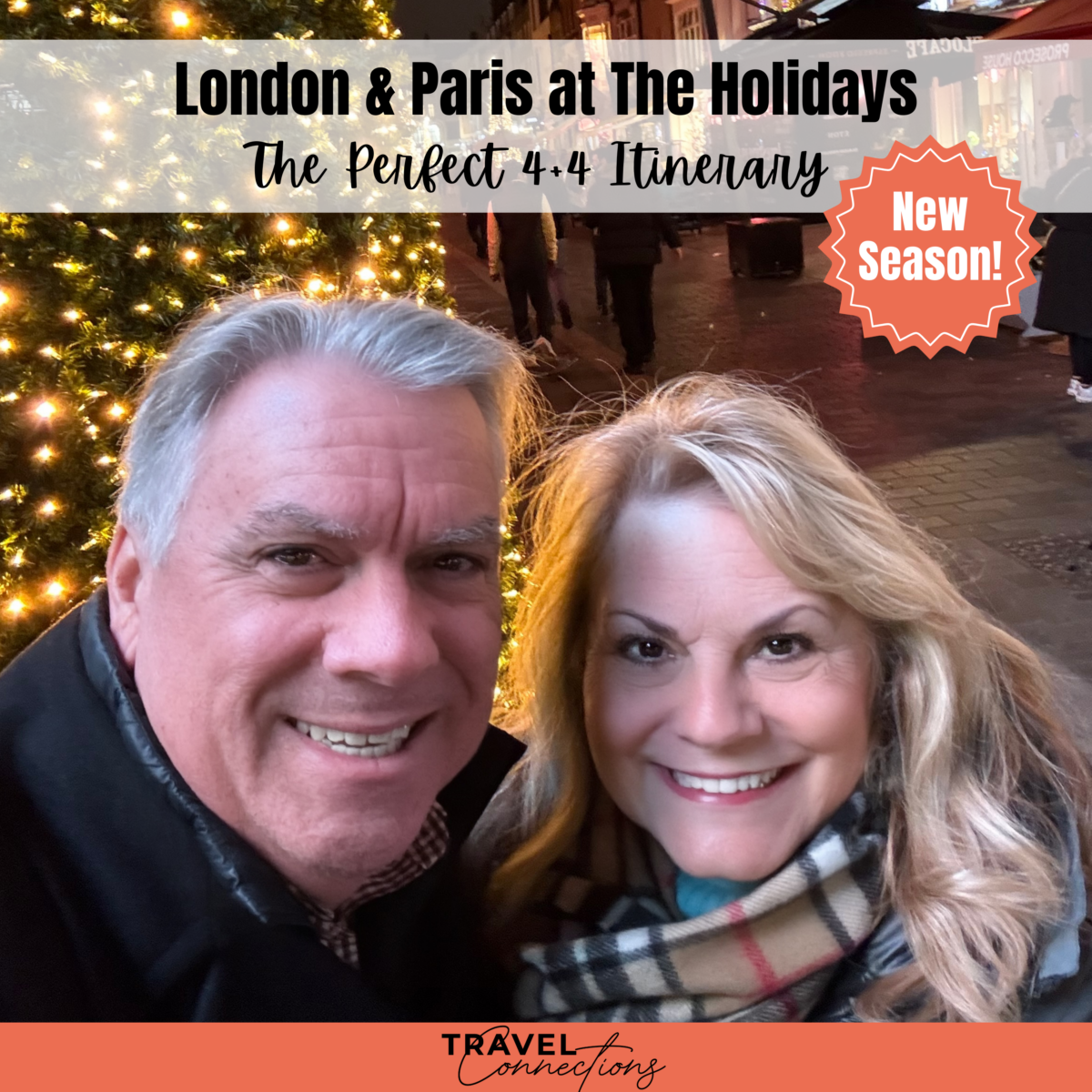 London and Paris at the holidays